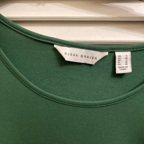 Susan Graver Every Day Liquid Knit Bateau-Neck Bell Sleeve Top - Picture 2 of 4